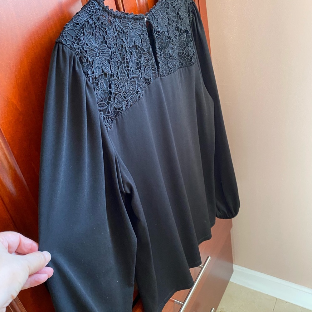 Karl Lagerfeld size Large black top